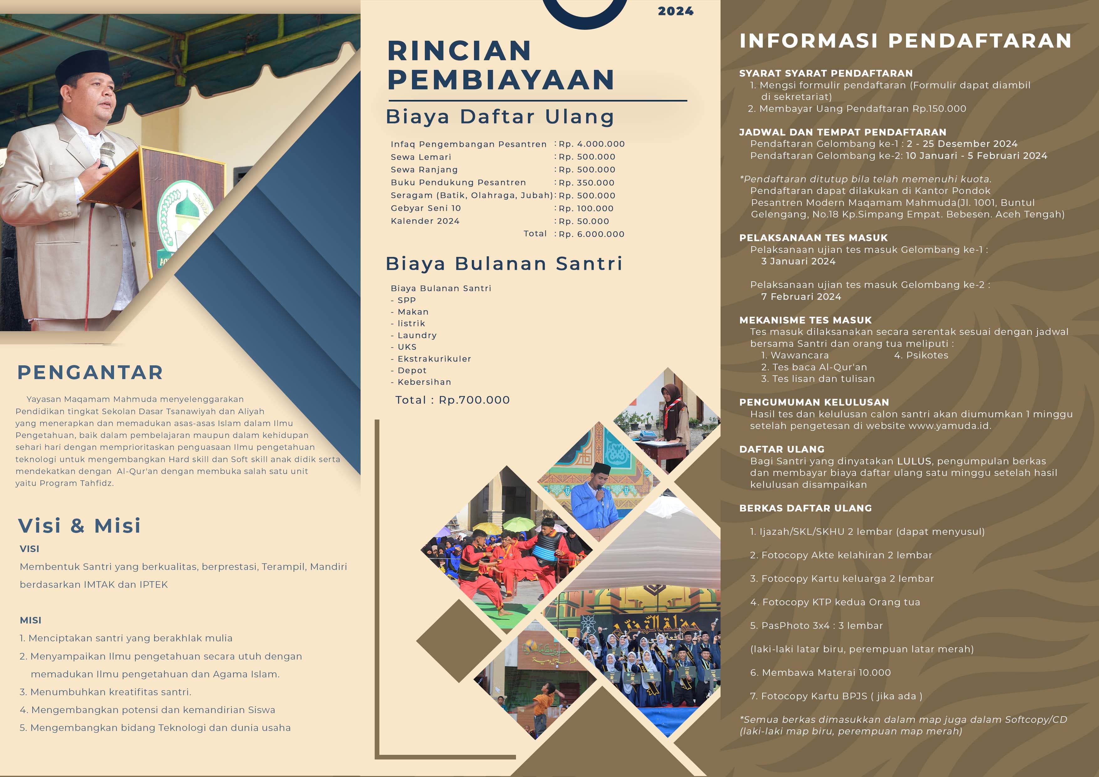 Penerimaan santri baru 2024-2025